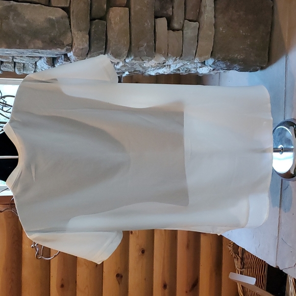 TIMESON XXL WHITE BLOUSE NWOT - Picture 2 of 7